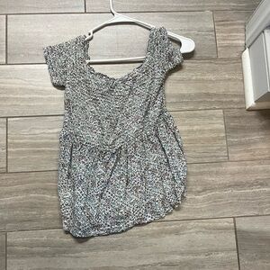 Old Navy top with smocked chest